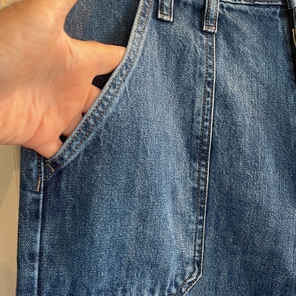 NWT-universal thread-10 short-medium denim-high-rise, wide leg jeans - Picture 6 of 14